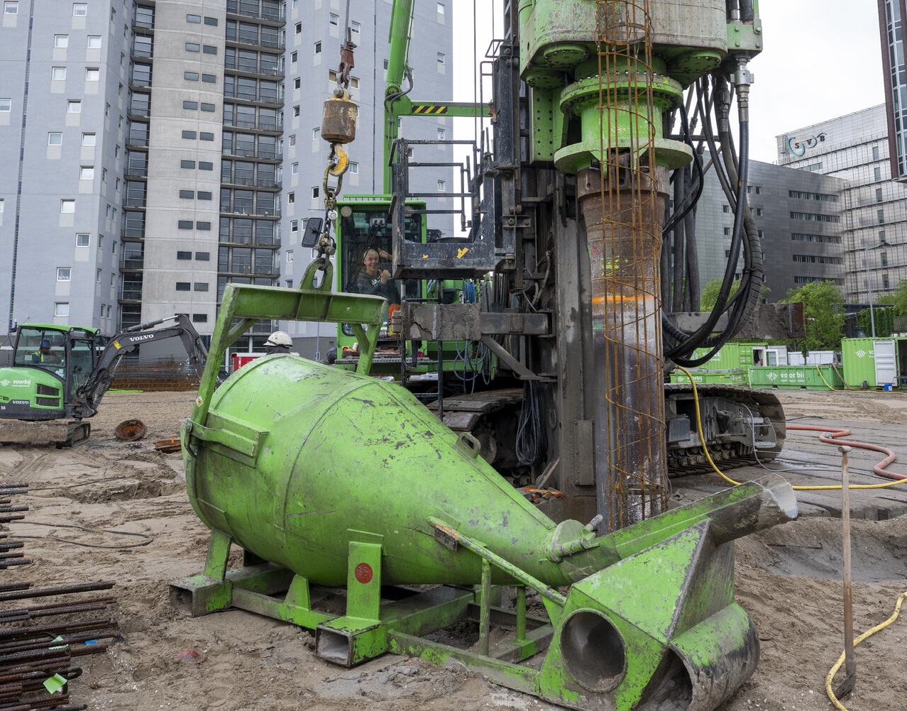 Bouwrijpfase onderwijsgebouw Laan op Zuid foto1