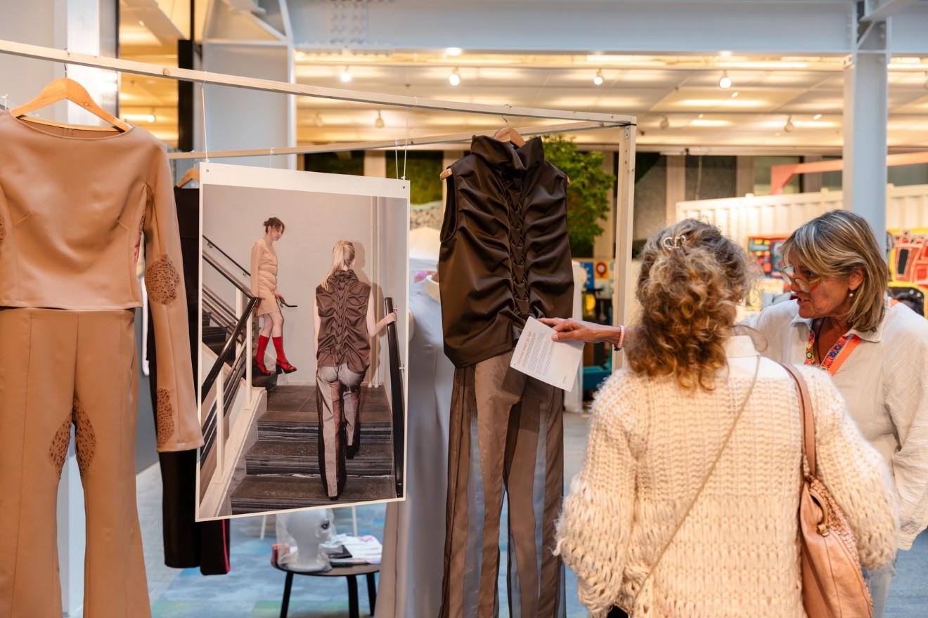 Het werk van Leonne van Mil gepresenteerd tijdens de Graduation Show